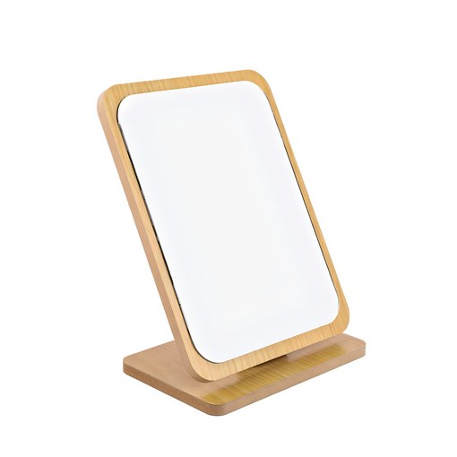 커몽커몽 우드 미니 탁상거울 대, 단일 색상