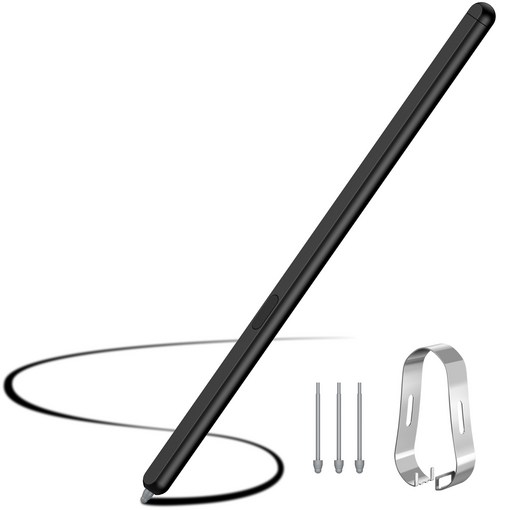 모보시 갤럭시탭 s펜 폴드 에디션 s펜 갤럭시 Z 폴드6, Z 폴드5 호환, 1개, 블랙