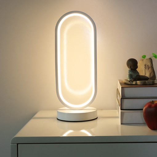 Danni 침실 인테리어 수면등 LED 조명 무드등, 화이트