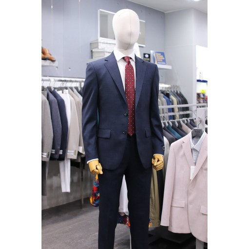 BON 정장 BN3MJ050NY 네이비 솔리드 조직 봄여름 수트