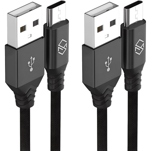 신지모루 USB-C 타입 더치 패브릭 케이블 1m 블랙 2개입 뛰어난 내구성의 완벽한 선택