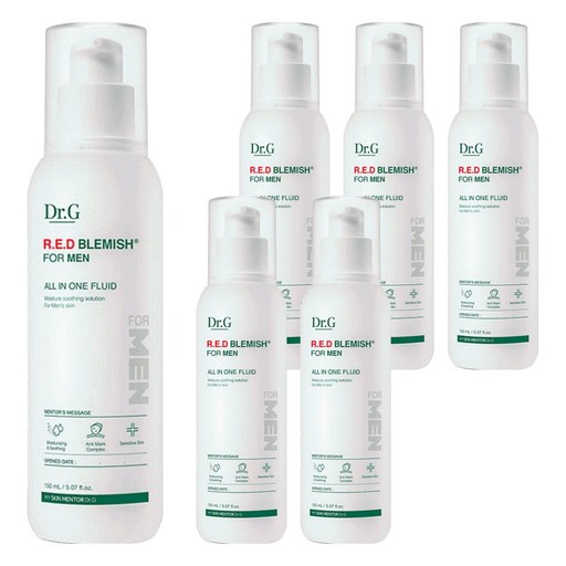 닥터지 레드 블레미쉬 포 맨 올인원 플루이드, 150ml, 6개