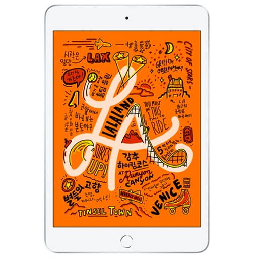 Apple iPad mini 5세대, 실버, 256GB, Wi-Fi+Cellular