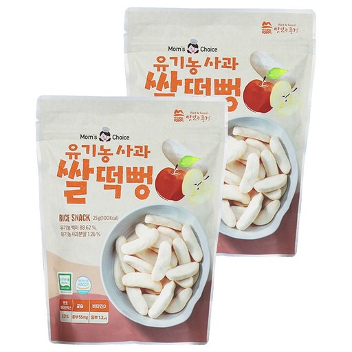 맛있는풍경 유기농 사과 쌀떡뻥