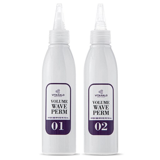 비타할로 볼륨 웨이브펌 1제 150ml + 2제 150ml 세트