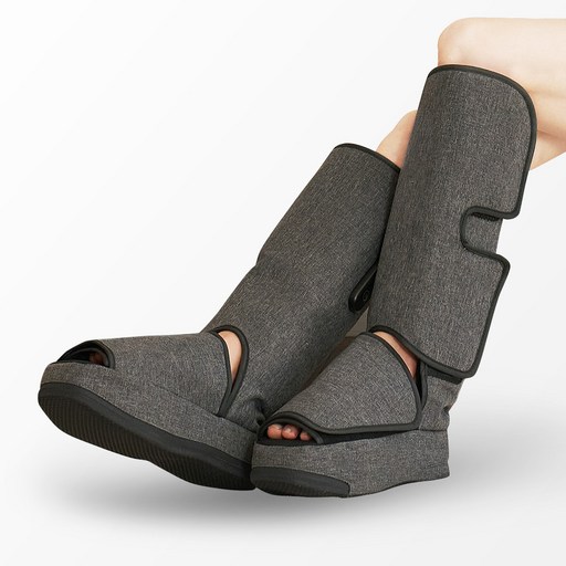 LIGE 바디뷰 무선 온열 공기압 발 종아리 다리 마사지기 세트 TTH7303, TTH7303, 그레이