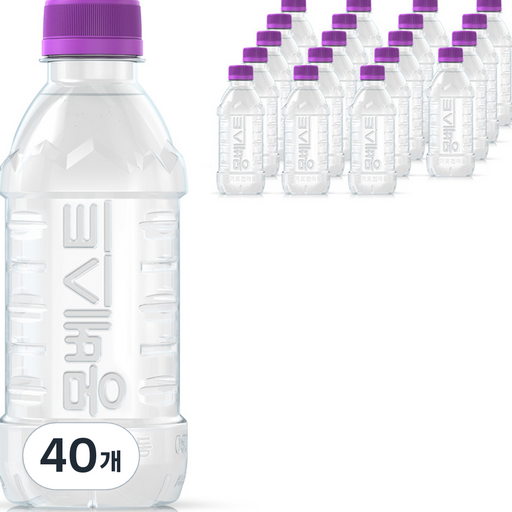 몽베스트 위드어스 무라벨 생수 330ml 40개 탁월한 휴대용 생수