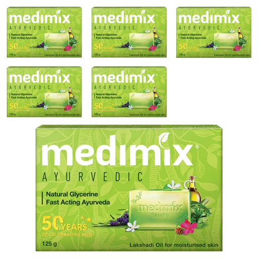 medimix 綠寶石皇室藥草浴美肌皂 寶貝, 125g, 6個