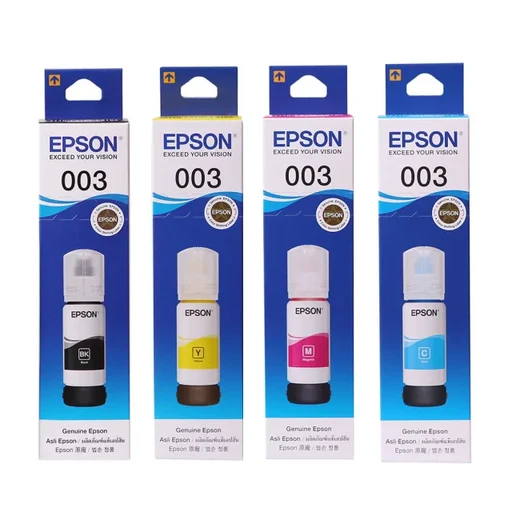 EPSON 台灣公司貨 1黑3彩墨水瓶, 黑色 + 彩色, 1組