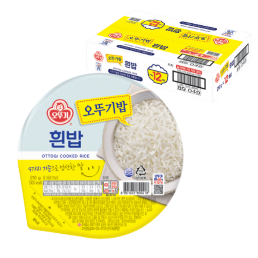 오뚜기밥 210g 12개 – 맛있는 한 끼