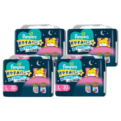 Pampers 幫寶適 巧虎安睡褲/拉拉褲/尿布 9~14kg, L, 120片