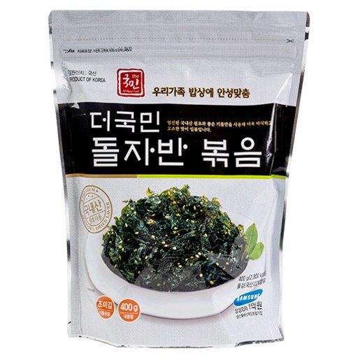 더국민 돌자반 볶음
