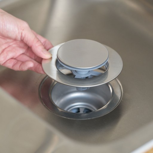 싱크대 배수구 커버 싱크대 하수구 냄새 차단 팝업 덮개 소구경, 3개, S스테인레스