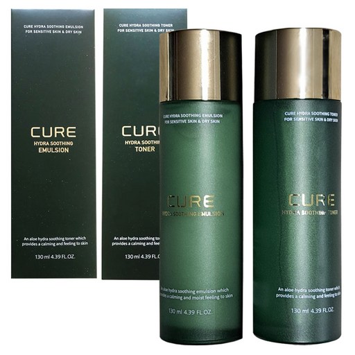 김정문알로에 하이드라 수딩 에멀전토너 스킨로션 청소년여드름 기초화장품세트