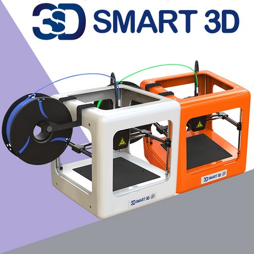 [한국 공식 정품] SMART3D MINI 3D프린터 가정용 교육용 입문자용, 01. 화이트