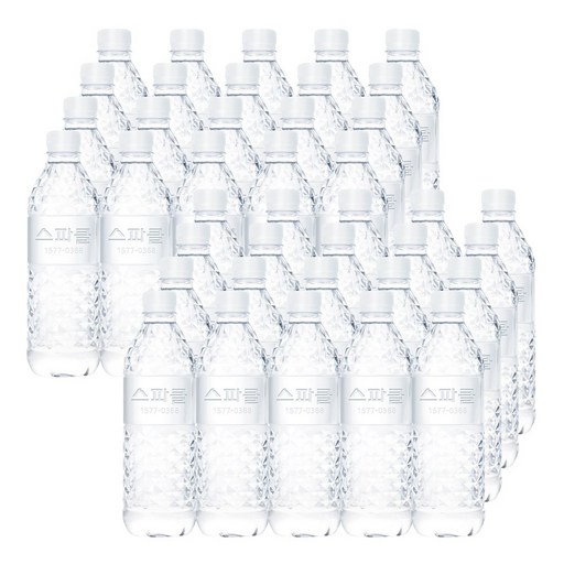 스파클 생수 무라벨 500ml 40개 산뜻한 청량감의 선택