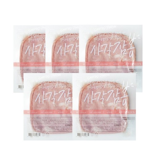 존쿡 델리미트 사각잠봉 400g X 5팩, 400g, 5개