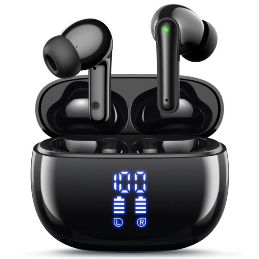 KONLI 노이즈 캔슬링 커널형 무선 블루투스 이어폰 방수 완벽한 사운드와 편안함을 경험하세요