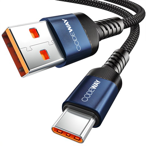 코드웨이 USB A to C타입 고속 충전 케이블 – 고속 충전으로 편리함을 누려보세요