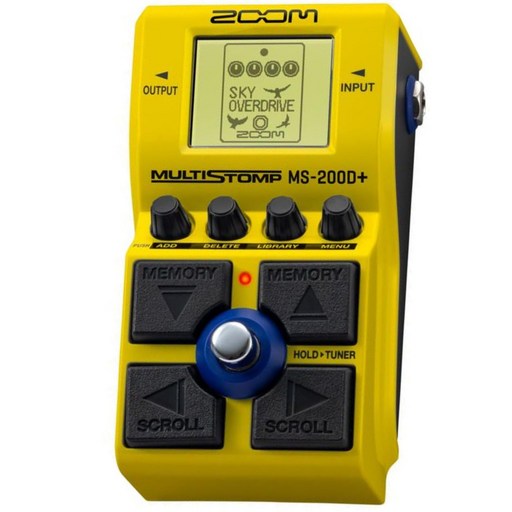 ZOOM (줌) MS-200D Plus 멀티 스톰 페달 옐로우