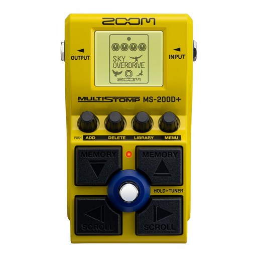 ZOOM 줌 멀티 스톰 박스 200종류의 드라이브 사운드 2024년 발매 MS-200D+