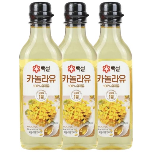 백설 카놀라유 500ml 벌크 식용유
