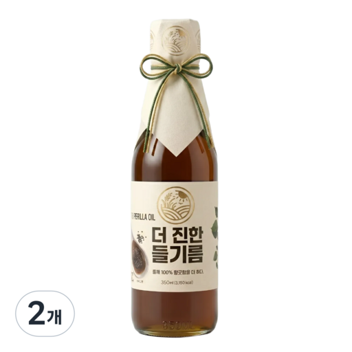 [들녘] 전통압착 더 진한 통들깨100% 들기름