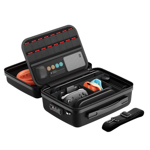 조이트론 스위치1 2 초경량 여행용 올인원 수납 TSA 잠금장치 레디백 14인치, 블랙, 1개, SW2CARRY09