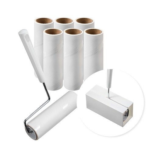 코멧 사선컷팅 테이프 클리너 핸들  거치대  리필 7개 16cm x 12m