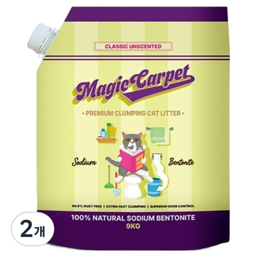 매직카펫 고양이 모래 중간입자