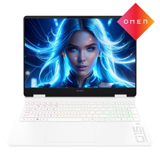 HP 2025 오멘 16 라이젠 AI 라이젠 AI 300 시리즈 지포스 RTX 5060, Ceramic White, 512GB, 64GB, Free DOS, 16ap0107AX