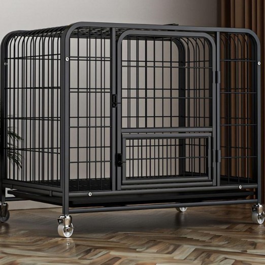 견사 개장 철장 강아지 뜬장 고양이 철망 진도장 애견장, 1개, 블랙