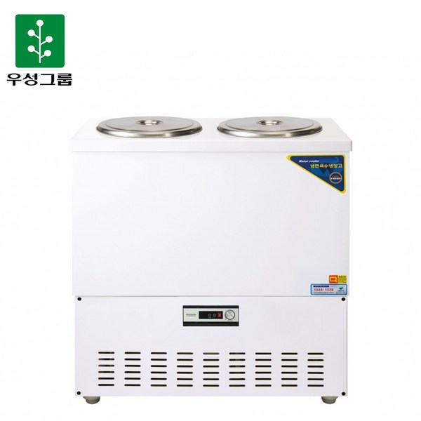 우성 육수 냉장고 스텐 3말 쌍통 1라인 110L(올스텐/아날로그) A/S 영업용 카페 이미지 2