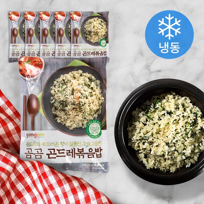 곰곰 곤드레 볶음밥 냉동 250g 6봉 나물 간편식