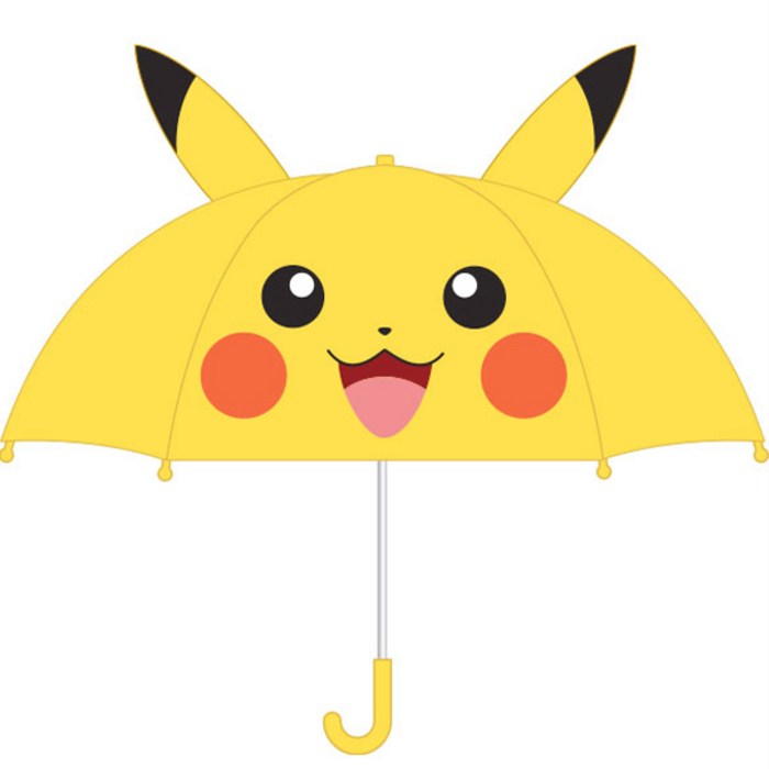 포켓몬스터 아동용 47 피카츄 페이스 입체 6K 우산 LUPMU10005