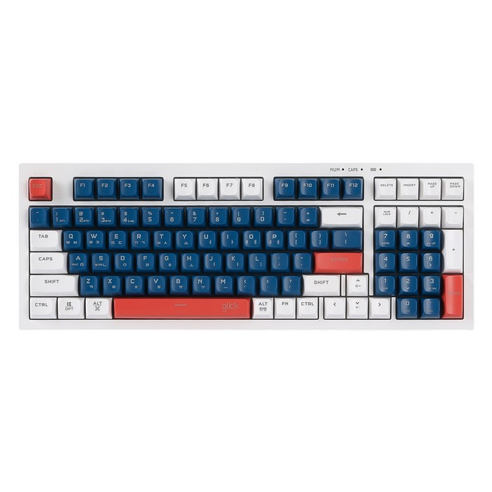 지클릭커 오피스프로 사일런스 M RGB 무소음 방수 98키 무선 블루투스 키보드, Gundam RC2, WK50, 제조사축 지클릭커 오피스프로 사일런스 M RGB 무소음 방수 98키 무선 블루투스 키보드, Gundam RC2, WK50, 제조사축