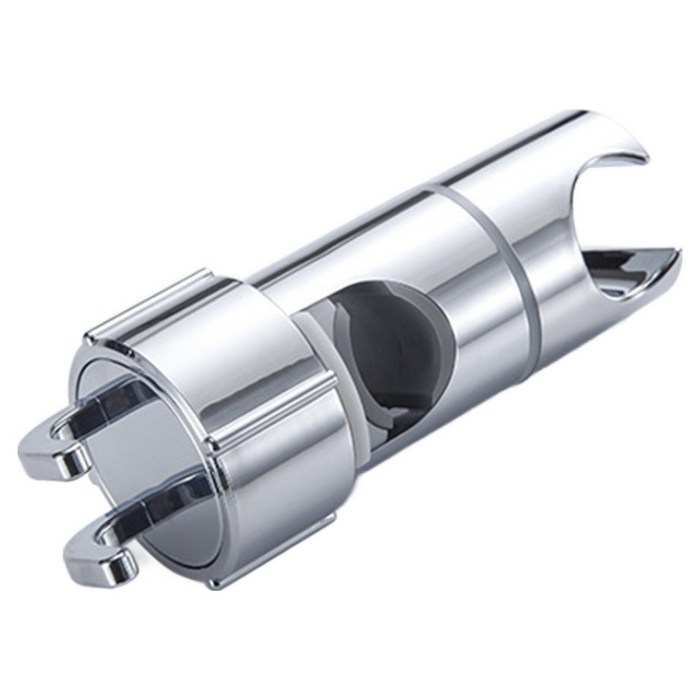 고씨네 손쉬운 슬라이드바 각도조절 샤워기 거치대, 실버