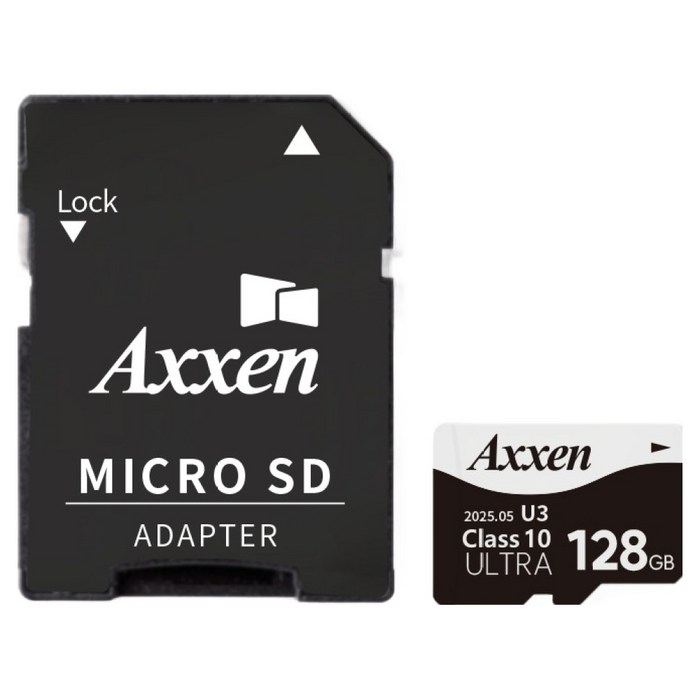 액센 초고속 U3 ULTRA 홈캠 블랙박스 메모리 Micro SD카드 어댑터 세트 MSD53, 1세트, 128GB 액센 초고속 U3 ULTRA 홈캠 블랙박스 메모리 Micro SD카드 어댑터 세트 MSD53, 1세트, 128GB