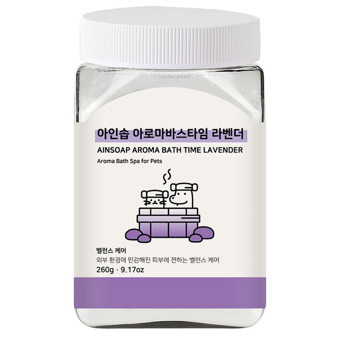 아인솝 아로마 바스타임 탄산 스파 라벤더 전용 스푼, 260g, 1세트 아인솝 아로마 바스타임 탄산 스파 라벤더 전용 스푼, 260g, 1세트