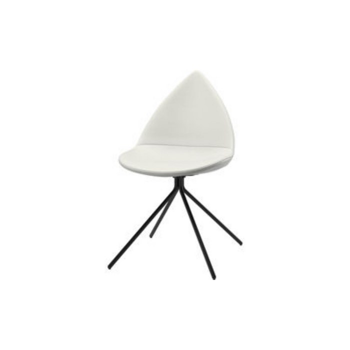 오타와 체어 카페 인테리어 보컨셉 식탁 디자인 가죽 수입 노르딕 에그 물방울 모던 의자, 화이트 수입 푸피