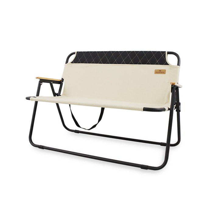툴콘-모아캠핑 더블 벤치체어 2인용 폴딩벤치 체어 커플 감성 캠핑 의자