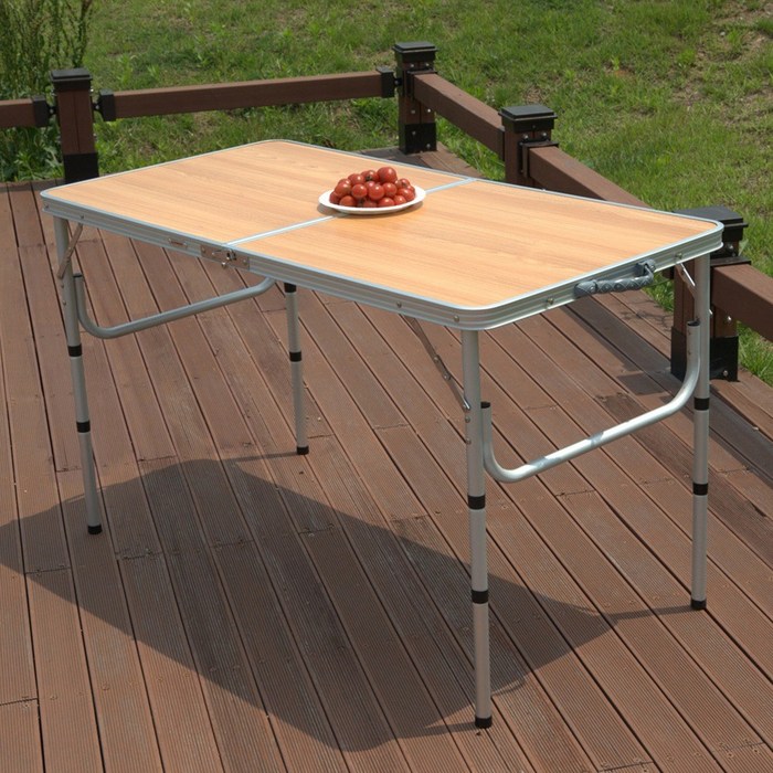 폴스타 120cm 150cm 입식 좌식 4단조절 높이조절 캠핑 폴딩 테이블 식탁