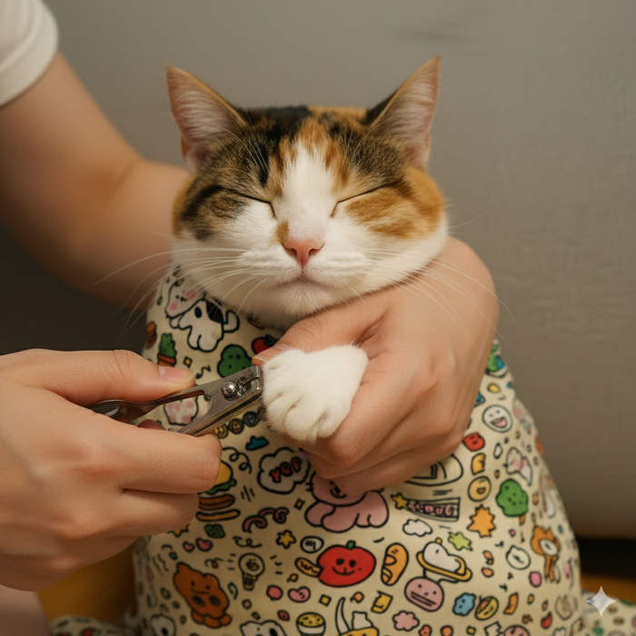 포마운트 고양이 할큄방지 포대기