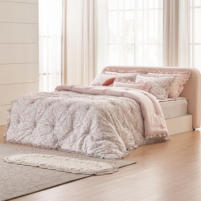 로라애슐리 로라애슐리 싱글 2종 세트 죠앤 60수 아사 면 차렵이불베개커버1장