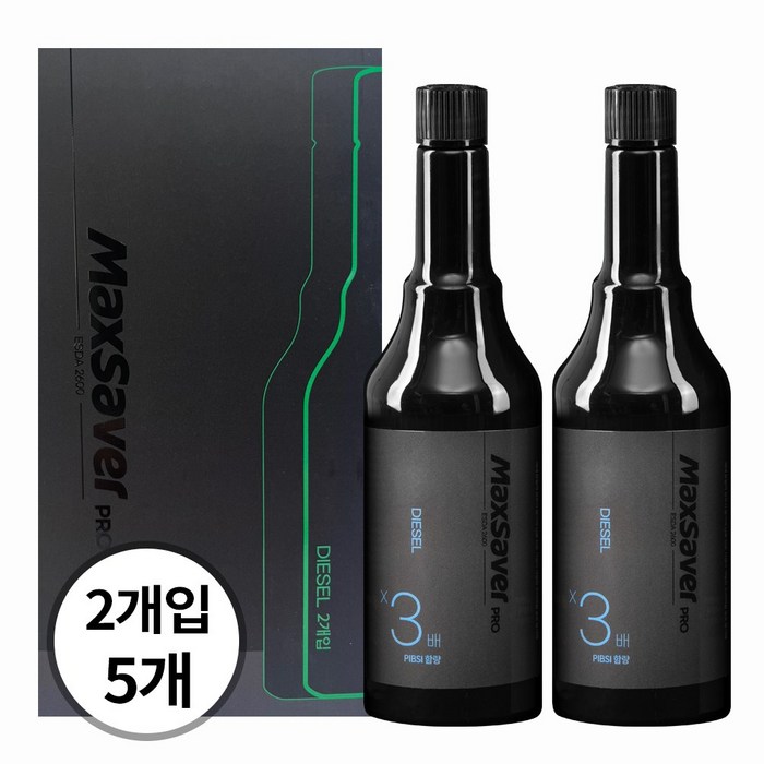 맥세이버 프로 연료첨가제 가솔린 디젤 300ml, 10개, 디젤경유