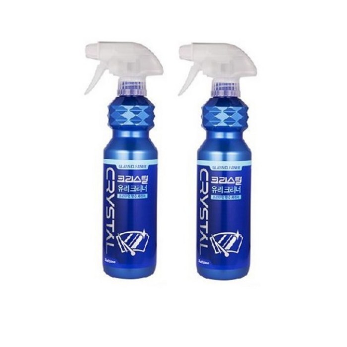크리스탈 유리크리너 프리미엄 발수 세정제 500ml 2개입 크리스탈 유리크리너 프리미엄 발수 세정제 500ml 2개입