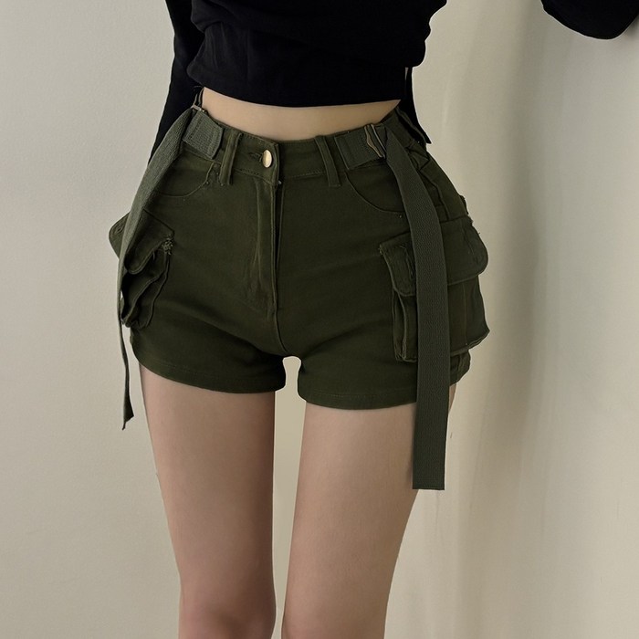 VANANA2 카고 버클 숏팬츠