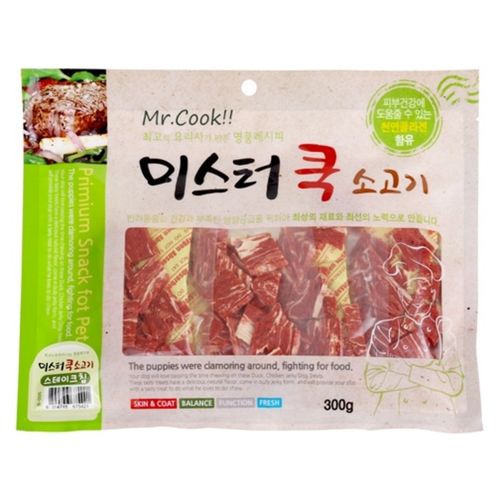 애견간식 미스터쿡 소고기, 소고기 스테이크A-003 - 쇼핑뉴스