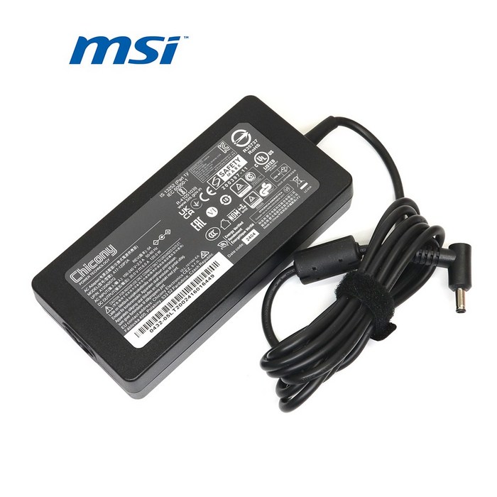 MSI 호환 20V 6A 120W 4.5 어댑터 A17120P2A GF63 Thin 10UC 노트북 충전기, 1개 MSI 호환 20V 6A 120W 4.5 어댑터 A17120P2A GF63 Thin 10UC 노트북 충전기, 1개