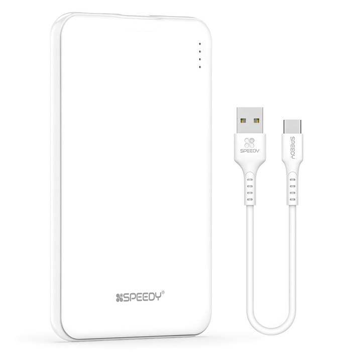 SPEEDY 슬림핏 보조배터리 5000mAh  C타입 케이블
